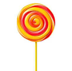 Lollipop isolated on transparent background