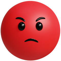 3D Angry Emoji © Thomas