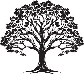 Tree Silhouette, Family Tree