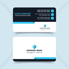 Simple creative business card or visiting card template