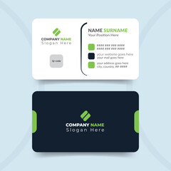 Simple creative business card or visiting card template
