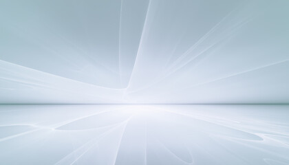 Abstract White Futuristic Background - 619287792