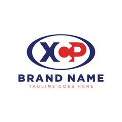 industrial business logo with letter XCP