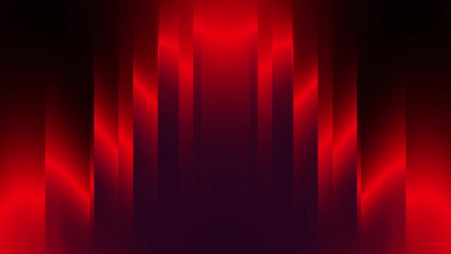 Bright red and black gradient stripe motion background. Seamless looping animation. 4K footage