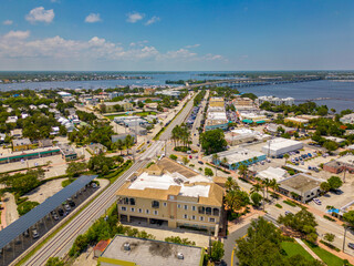 Aerial photo Downtown Stuart historic district