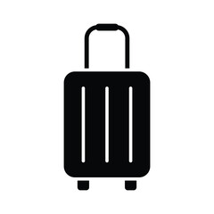 travel bag icon vector design template simple and modern