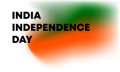India independence day with gradient background. Template design for poster, banner, card, cover
