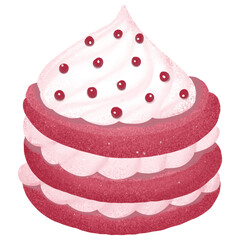 cake on white