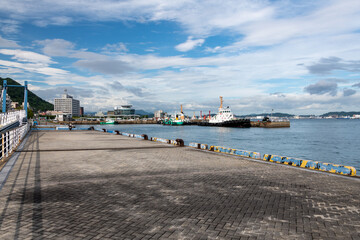 Moji port in Kitakyusyu, Fukuoka, Japan