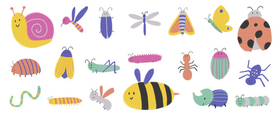 Simple Cute Insect Illustration 2