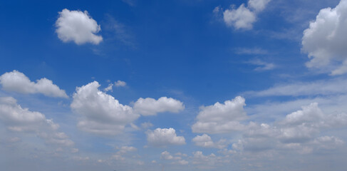 beautiful white cloud in the sky