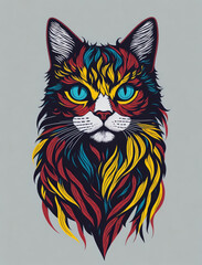 illustration of a cat
