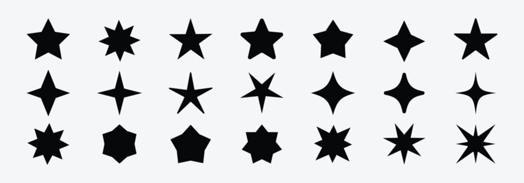 Stars Stickers Cliparts, Stock Vector and Royalty Free Stars