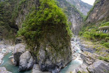 Fototapeta na wymiar Majestic Hualien Taroko Gorge landscape