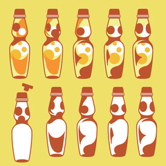 Ramune, a carbonated drink popular in Japan,