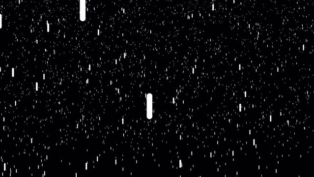 Rain loop with alpha channel