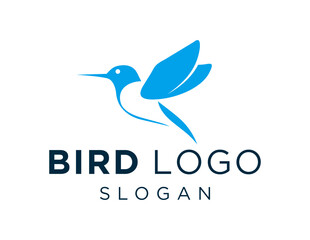 Logo design about Bird on a white background. created using the CorelDraw application.