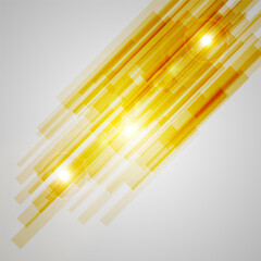 Golden straight lines abstract background