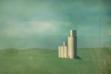 Silos on the Palouse