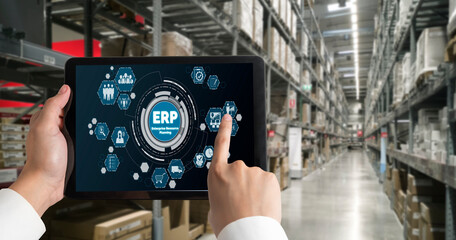 ERP enterprise resource planning software for modish business to plan the marketing strategy
