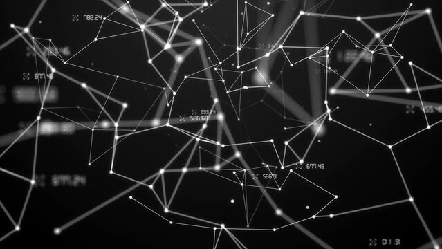 Network connect background looped