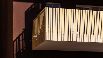 Mod&egrave;le de balcon moderne