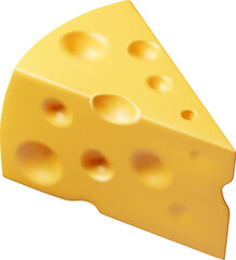 3D Piece of Cheese