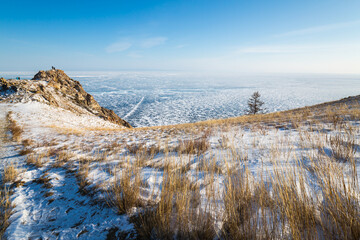 Lake Baikal in winter