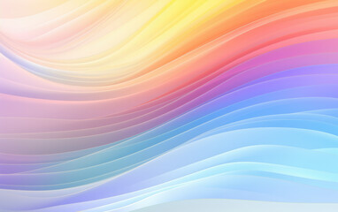 Pastel Rainbow Colors Abstract Background