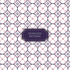 Grid geometric or seamless ornamental vector patterns 