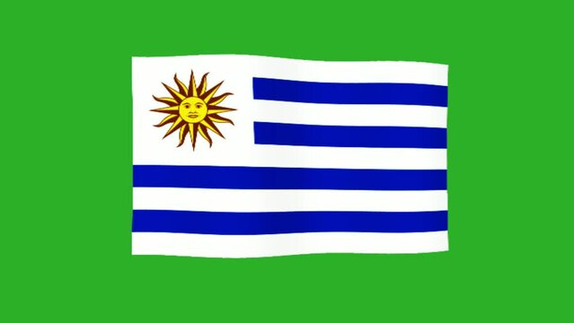 Argentina flag in high detail. Argentina national flag. South America. 3D rendering. Argentina waving flag in the sky.