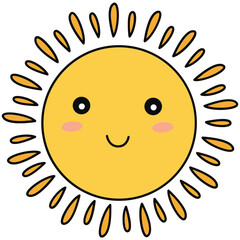 sun cartoon character