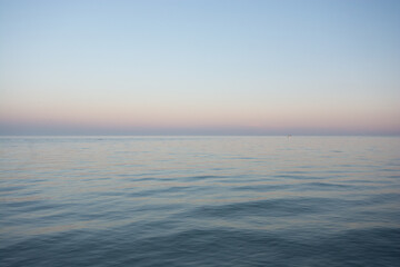Evening mood on the beach of Ishoj, south of Copenhagen, denmark