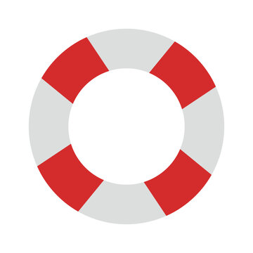 recommend clip art: lifebuoy isolated on white