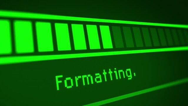 Animated Green Format Progress Bar
