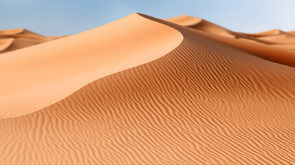 Sand dunes. AI Generative