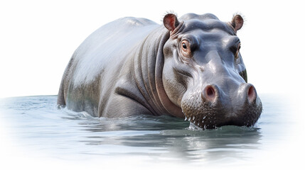 hippopotamus or hippo (Hippopotamus amphibius)