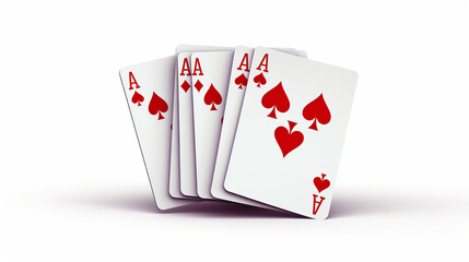 Pack of playing cards. AI Generative