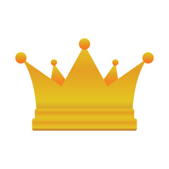Gold crown. king, queen, princess crown ,champions, winner and others. Vector illustration on a white background.