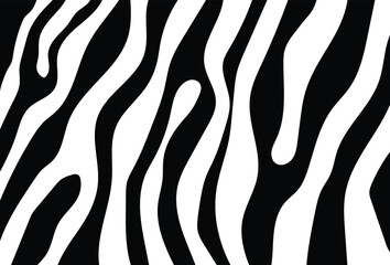 Zebra print, zebra pattern background. vector illustration