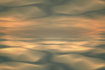 Golden smooth wavy lines like water, abstract texture luxurious texture background.