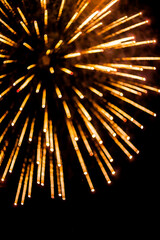 Colorful fireworks.bokeh blur.