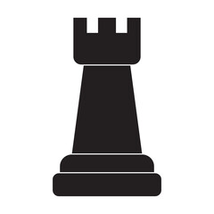 chess icon, rook vector