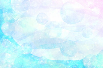 宇宙をイメージしたブルーの光の背景 © レオン1788