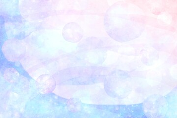 宇宙をイメージした青とピンクの光の背景