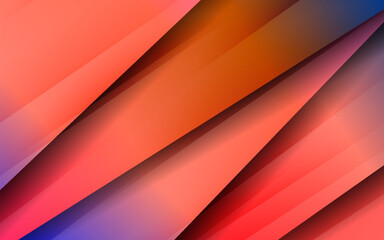 Obraz premium Abstract overlap layer papercut pink color background