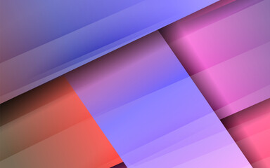 Fototapeta premium Abstract overlap layer papercut background vector