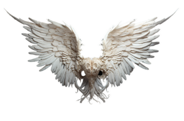 stunning oversized fantasy angel wings