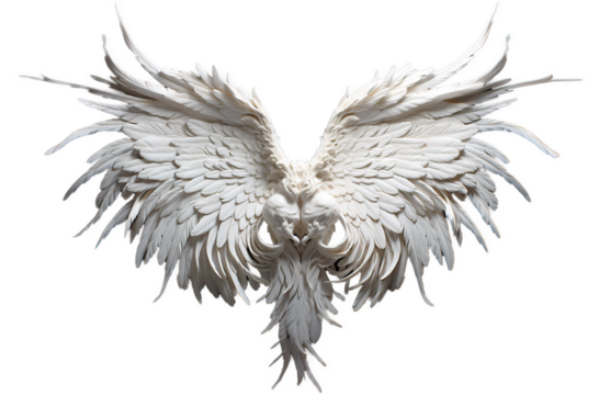 stunning oversized fantasy angel wings