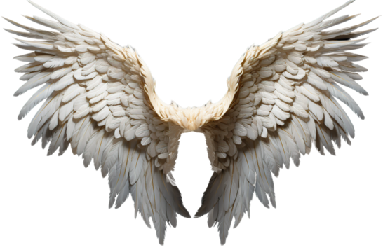 stunning oversized fantasy angel wings
